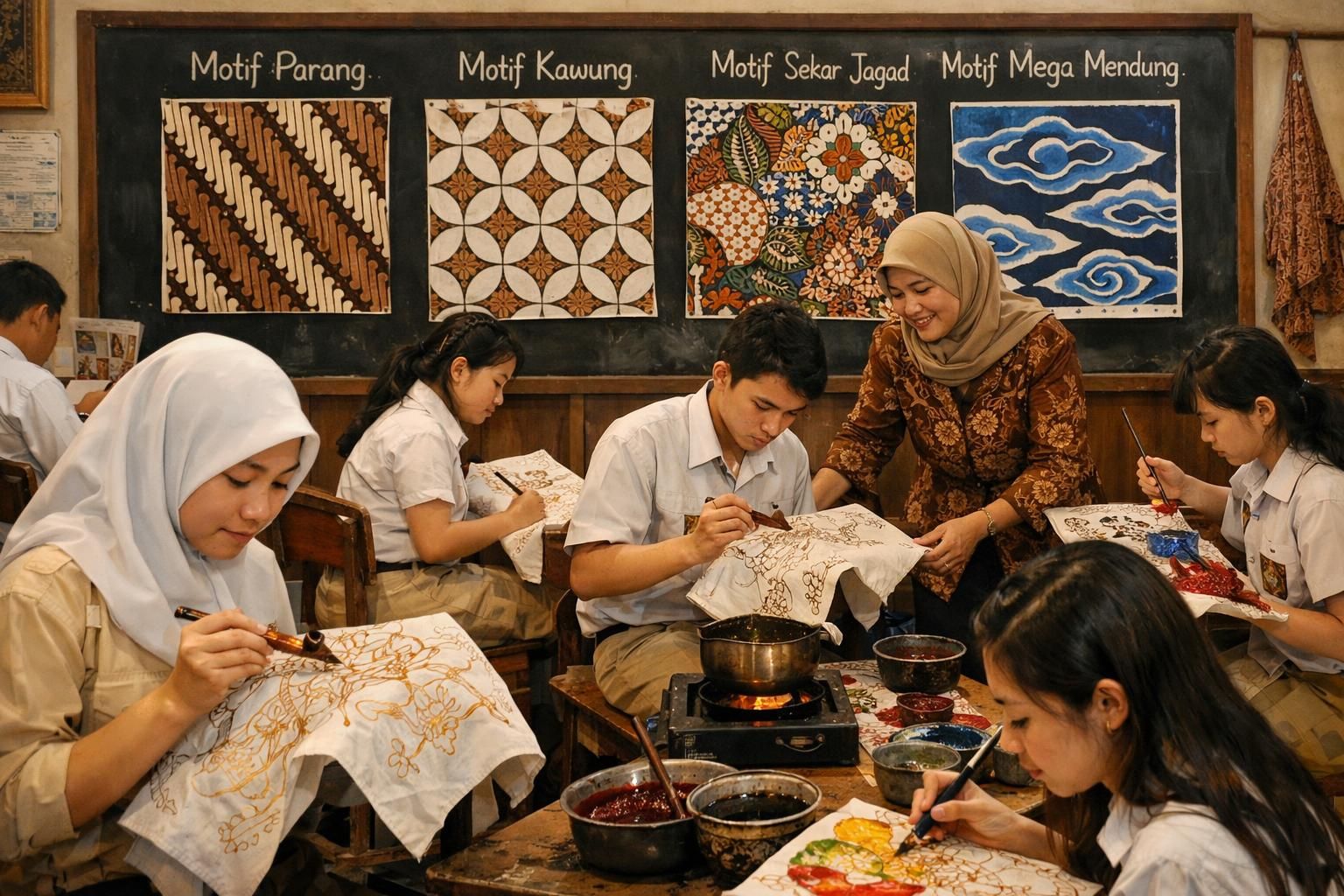 menjelajahi peran penting batik dan wayang dalam mendidik generasi muda indonesia tentang kekayaan budaya dan warisan tradisional.