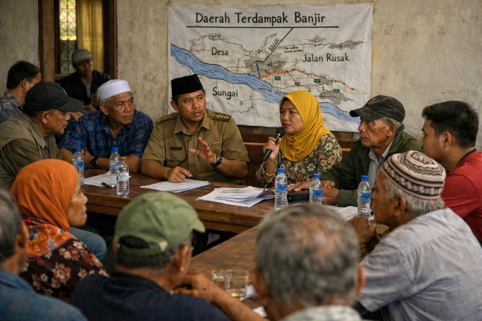 menjelajahi solidaritas komunitas di sumatra setelah banjir besar dan bagaimana peristiwa tersebut memperkuat budaya gotong royong di masyarakat setempat.