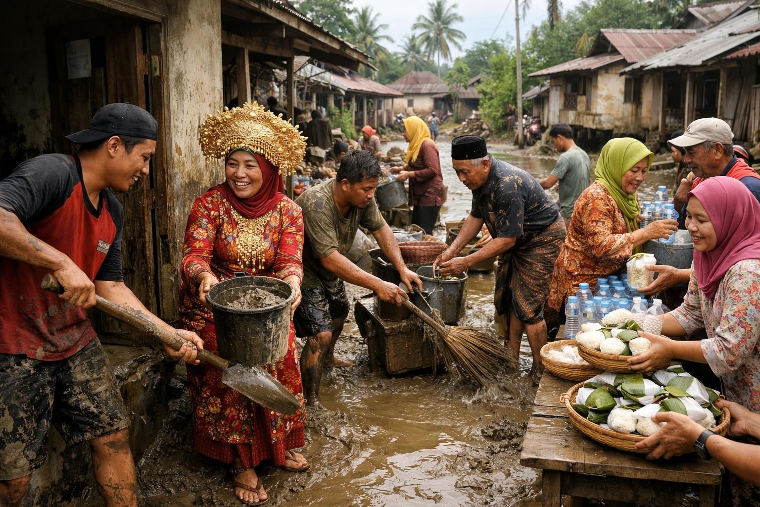 meneroka solidaritas komunitas di sumatra pasca banjir besar dan bagaimana peristiwa ini memperkuat budaya gotong royong dalam menghadapi tantangan bersama.