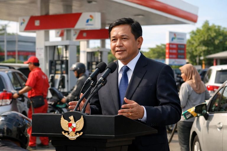 bahlil mengimbau warga untuk menggunakan bbm secukupnya dan menghindari panic buying guna menjaga ketersediaan bahan bakar.