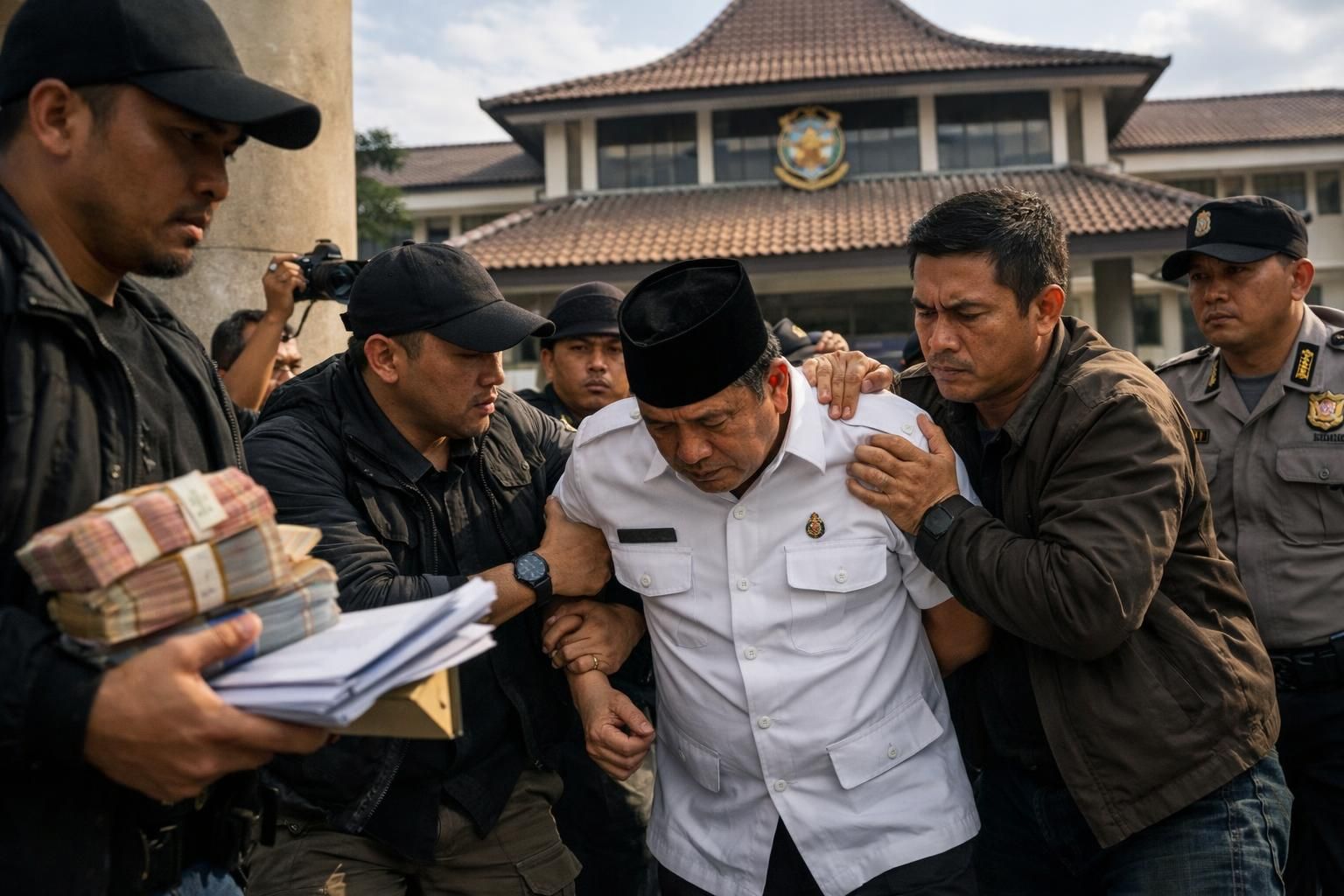 mengungkap fakta ott bupati cilacap yang diduga melakukan pemerasan terhadap skpd untuk mendapatkan thr lebaran, laporan lengkap hanya di kompas.com.