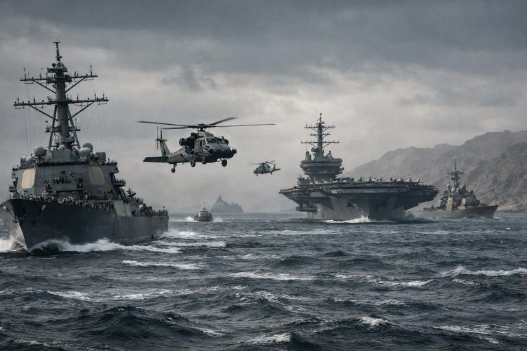 ketegangan antara as dan iran memuncak setelah trump resmi memberlakukan blokade di selat hormuz, meningkatkan risiko konflik regional.