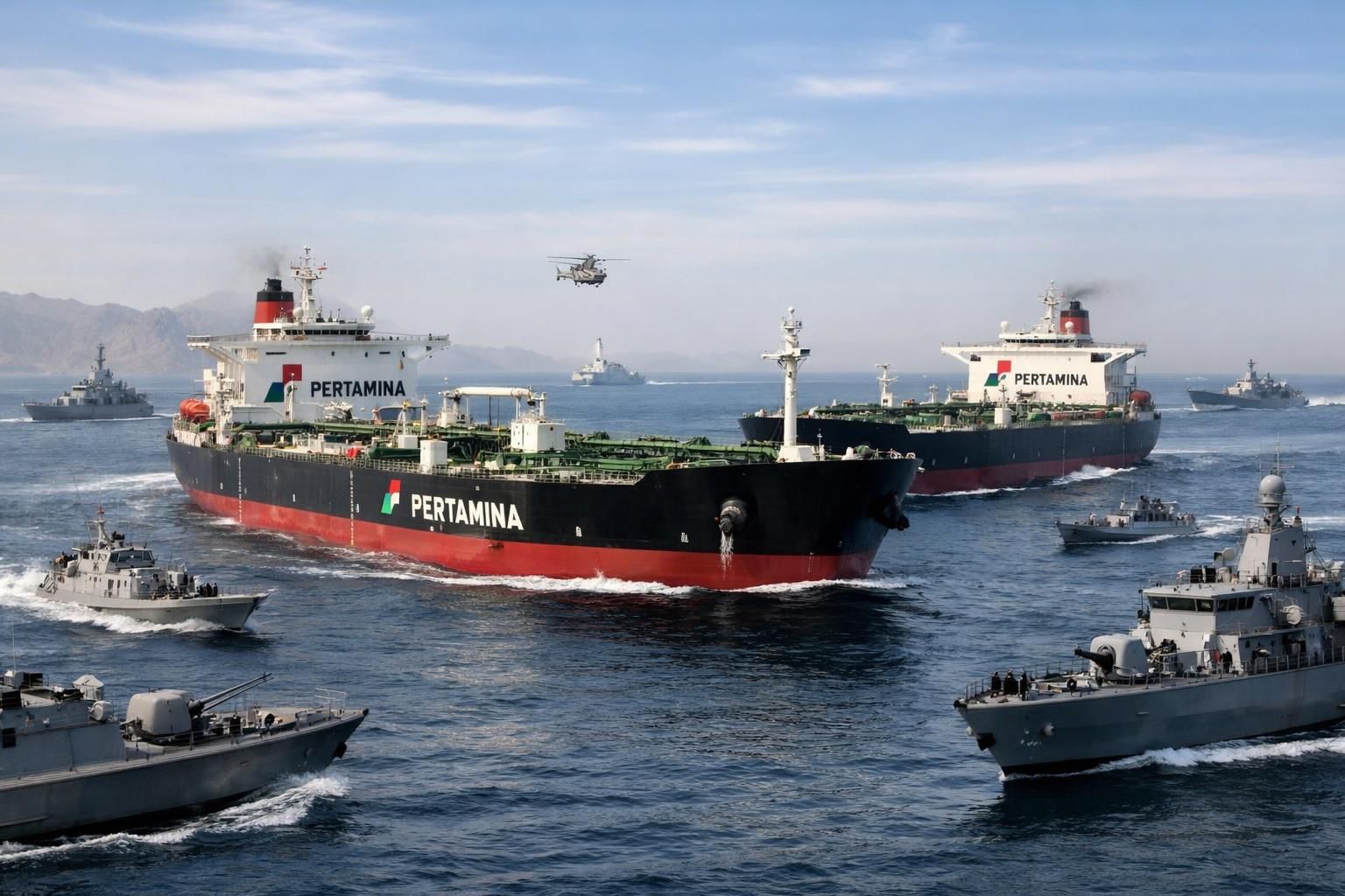 penutupan kembali selat hormuz memicu perhatian kemlu tentang kondisi dua kapal pertamina yang terdampak dalam insiden tersebut.