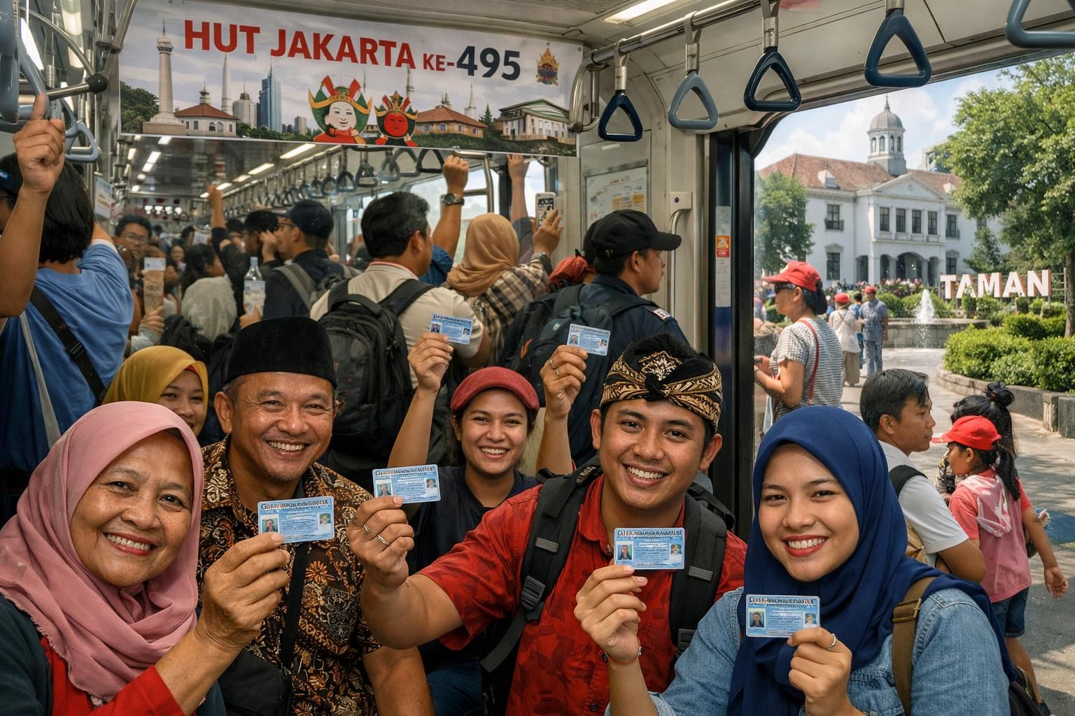 rayakan hut jakarta dengan menjelajahi wisata transum dan tempat favorit yang gratis untuk pemegang ktp non-dki. temukan destinasi menarik dan nikmati momen spesial tanpa biaya.