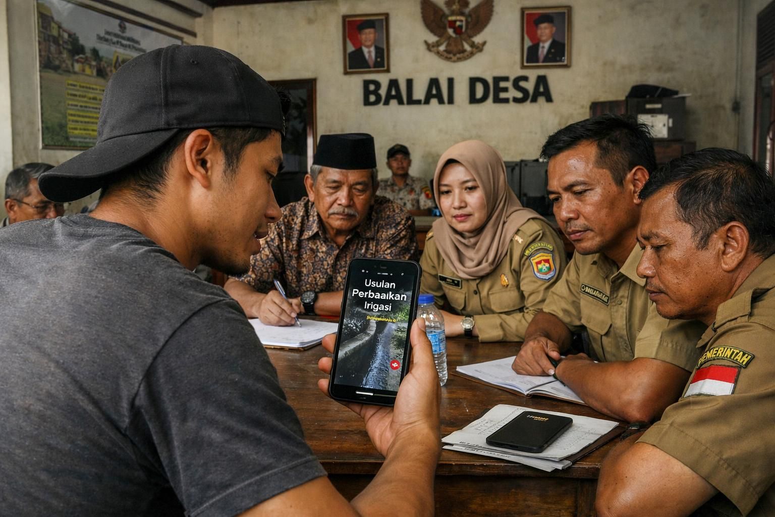 prabowo berkomitmen menindaklanjuti setiap usulan, bahkan yang berasal dari anak desa melalui tiktok, untuk kemajuan bersama.