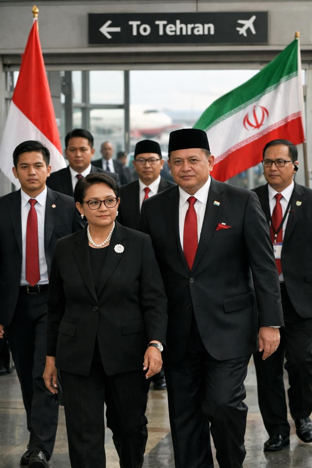 kementerian luar negeri menanggapi kritik terhadap dino; menlu dan ketua mpr siap menghadiri pemakaman khamenei sebagai bentuk penghormatan diplomatik.