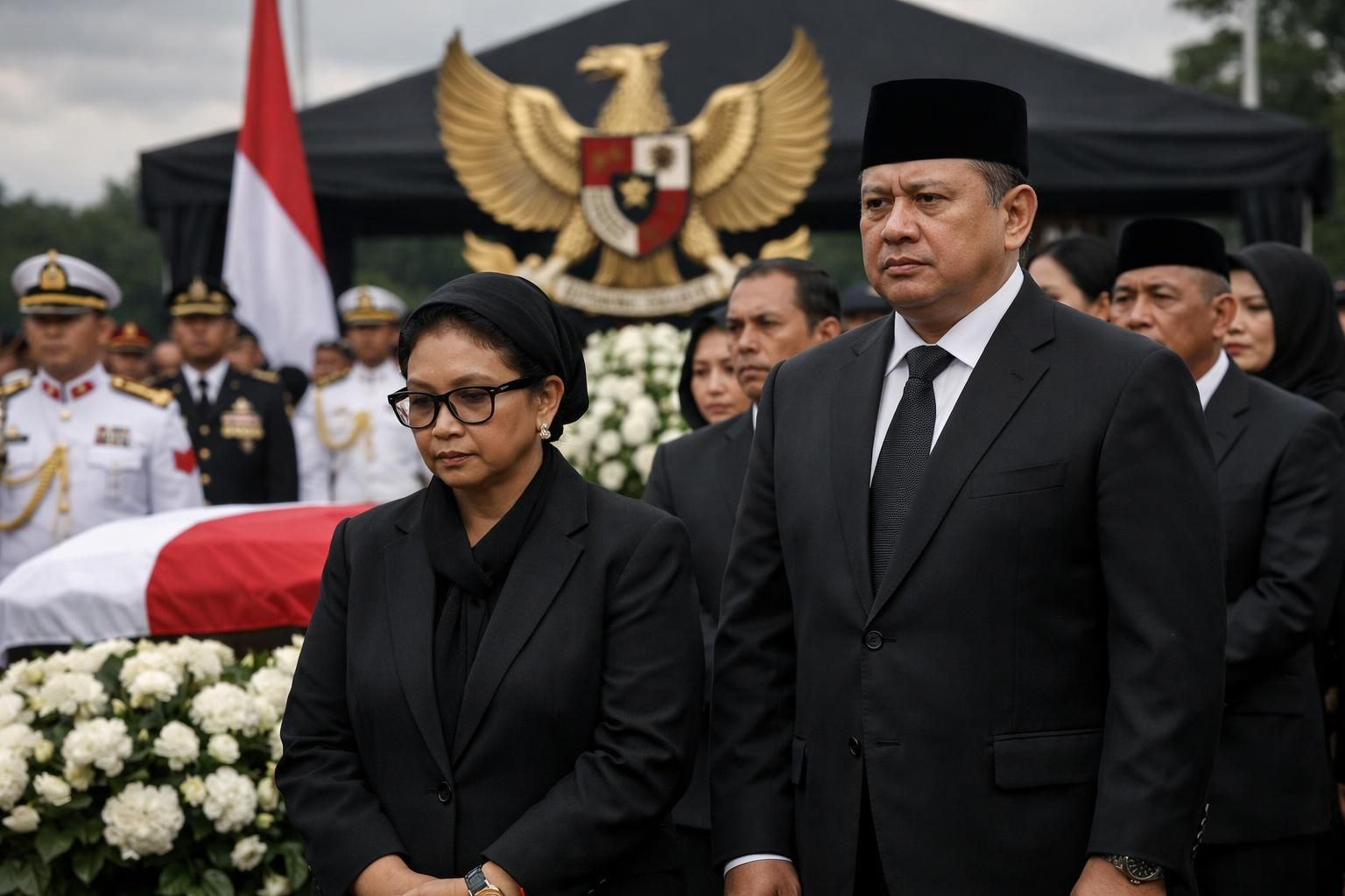 kementerian luar negeri indonesia menanggapi kritik terhadap dino, menlu dan ketua mpr menyatakan kesiapan menghadiri pemakaman khamenei sebagai bentuk penghormatan diplomatik.
