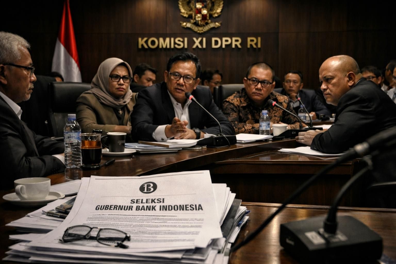 komisi xi dpr sedang menantikan keputusan prabowo mengenai calon pengganti perry warjiyo sebagai gubernur bank indonesia, yang akan mempengaruhi masa depan kebijakan moneter negara.