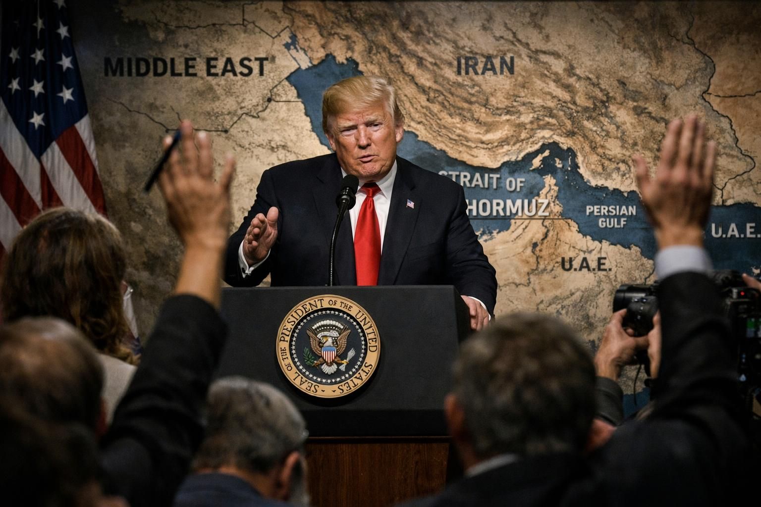 trump mengaku menghentikan serangan atas permintaan iran dan membantah klaim bahwa persediaan amunisi as habis, menegaskan keputusan ini adalah langkah diplomasi.