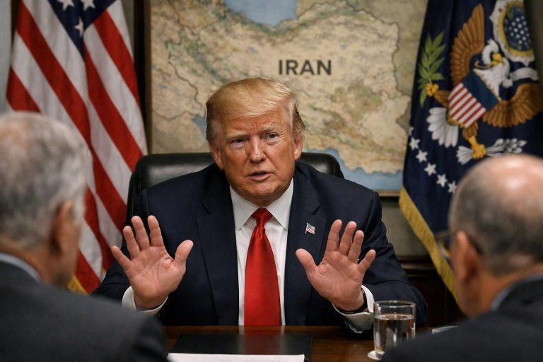 trump mengaku menghentikan serangan atas permintaan iran dan membantah klaim bahwa persediaan amunisi as telah habis.