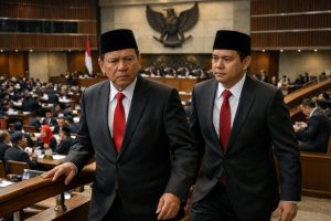 botok pati dan rekannya terlihat naik ke balkon saat rapat paripurna dpr pada 27 agustus, liputan lengkap di detiknews.