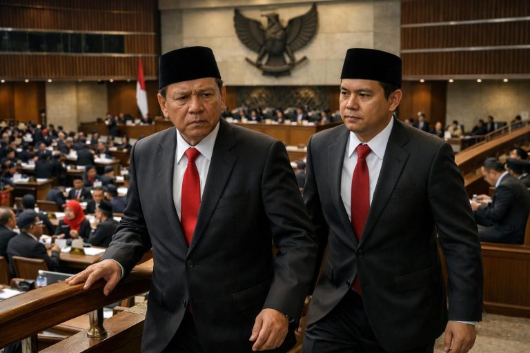 botok pati dan rekannya terlihat naik ke balkon saat rapat paripurna dpr pada 27 agustus, liputan lengkap di detiknews.
