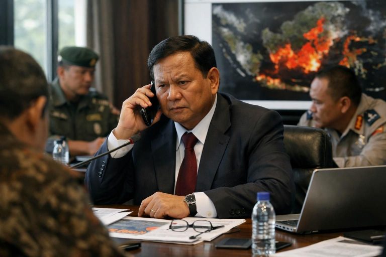 detik-detik prabowo menghubungi saat rapat, memohon perlengkapan tambahan untuk menangani kebakaran hutan dan lahan (karhutla). berita terbaru dan update lengkap hanya di detiknews.