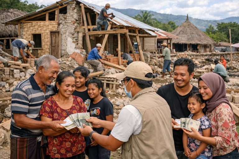 korban gempa di ntt menerima bantuan perbaikan rumah dengan nilai mulai dari rp 15 juta hingga rp 30 juta untuk mendukung pemulihan dan keselamatan warga terdampak.