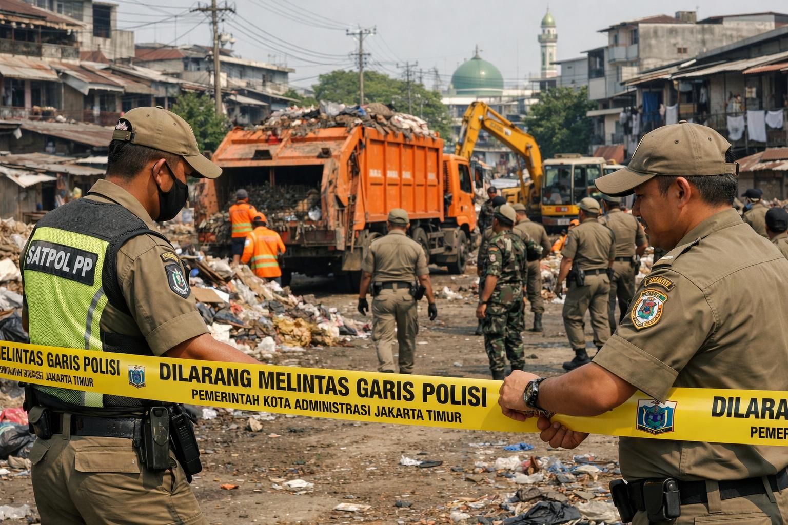 pemerintah provinsi menyiapkan penutupan tempat penampungan sampah ilegal di lokasi tragedi petugas pemadam kebakaran yang meninggal di jakarta timur untuk menjaga keamanan dan kebersihan lingkungan.
